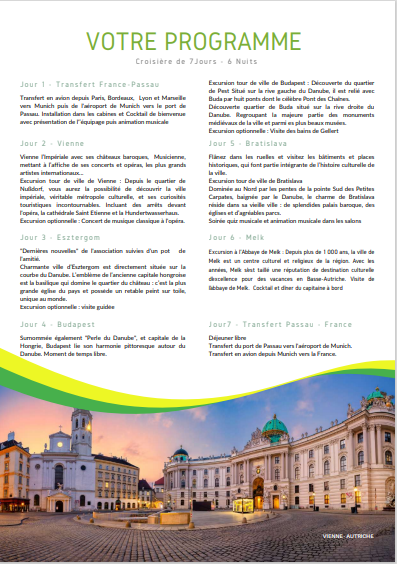 Le programme