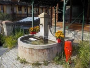 Une des fontaines